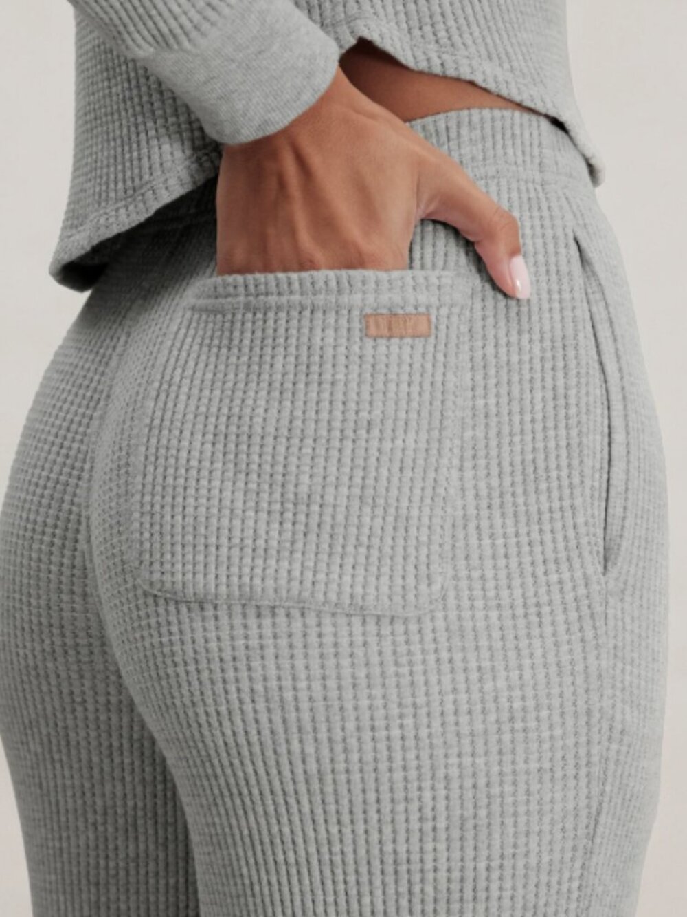 NWT! Wafflesoft Wide Leg Lunya Ribbed Wide-Leg Lounge Pants